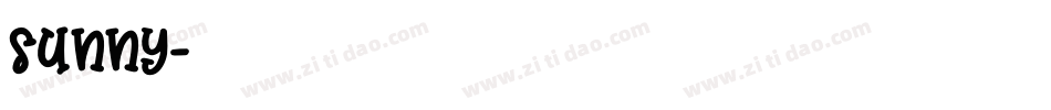 sunny字体转换
