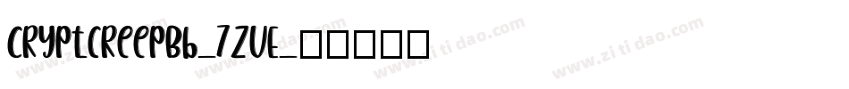 CryptcreepBb-7ZvE字体转换