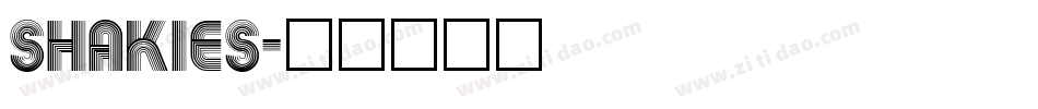 Shakies字体转换