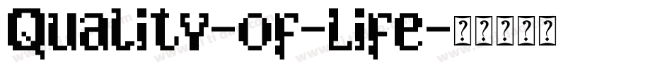 Quality-of-Life字体转换