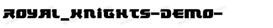 Royal_Knights-Demo字体转换