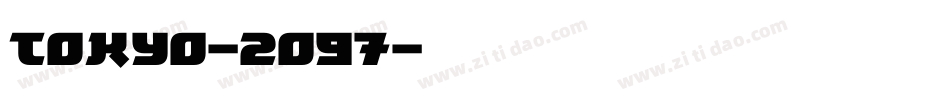 Tokyo-2097字体转换