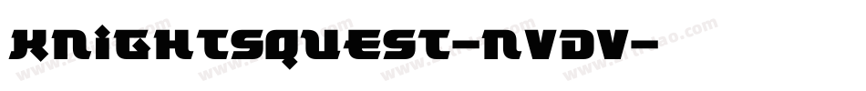 KnightsQuest-nvDV字体转换