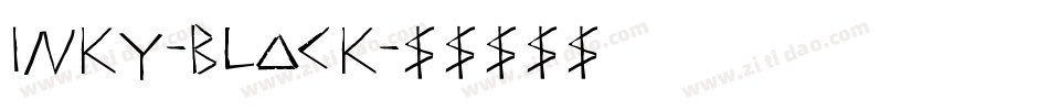 INKy-black字体转换