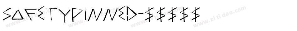 SafetyPinned字体转换