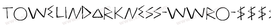 TowelInDarkness-WWrO字体转换