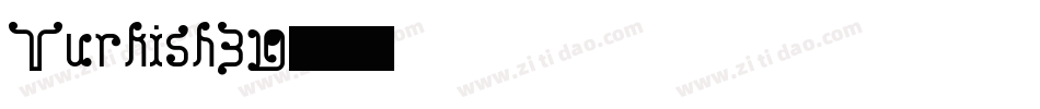 Turkish3D字体转换