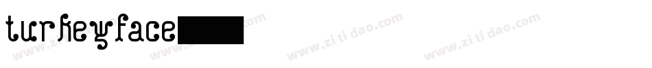 turkeyface字体转换