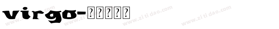 virgo字体转换