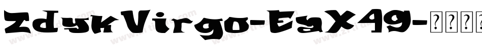 ZdykVirgo-EaX49字体转换
