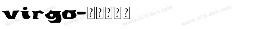 virgo字体转换