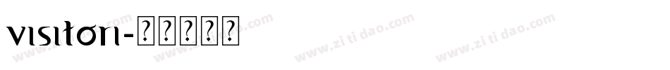 visitor1字体转换