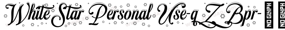 WhiteStarPersonalUse-qZBpr字体转换 WhiteStarPersonalUse-qZBpr字体转换