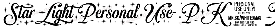 StarLightPersonalUse-PK3Mx字体转换