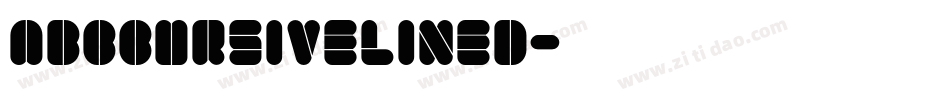 AbcCursiveLined字体转换