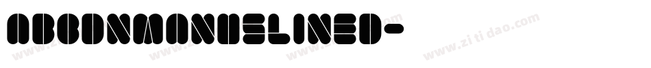 AbcDNManusLined字体转换