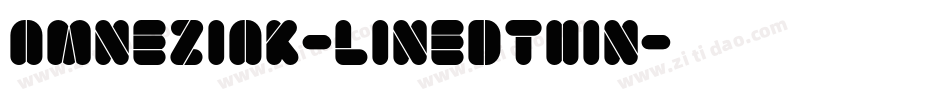 Amneziak-LinedThin字体转换