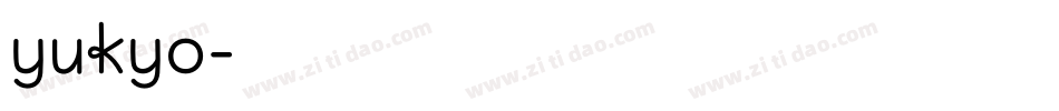 yukyo字体转换