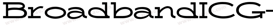 BroadbandICG字体转换