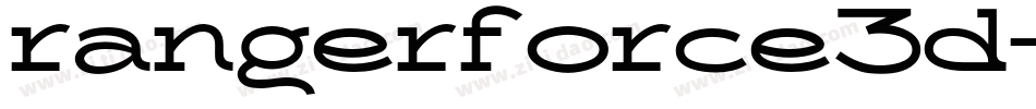 rangerforce3d字体转换