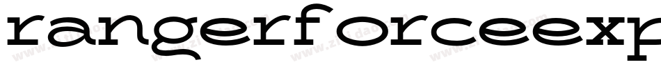 rangerforceexpandital字体转换