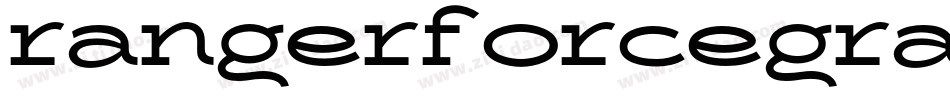 rangerforcegradital字体转换