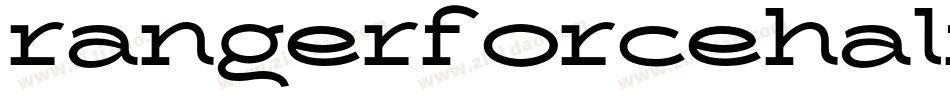 rangerforcehalf字体转换