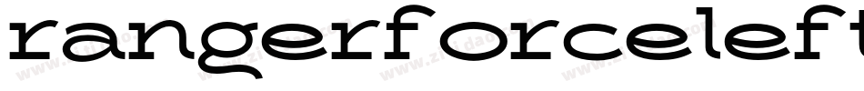 rangerforceleft字体转换