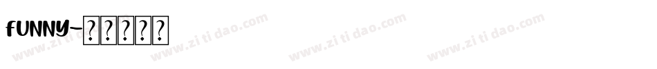 FUNNY字体转换