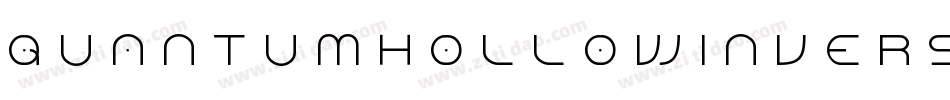QuantumHollowInverse-OVZa6字体转换