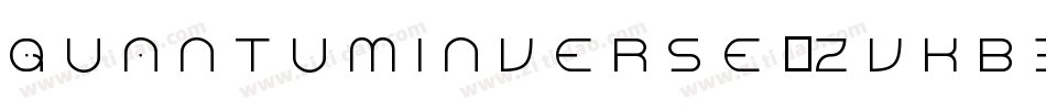 QuantumInverse-ZVKB3字体转换
