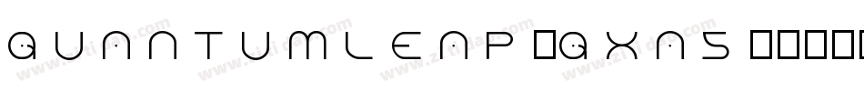 QuantumLeap-qxa5字体转换