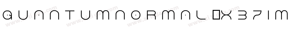 QuantumNormal-x371m字体转换