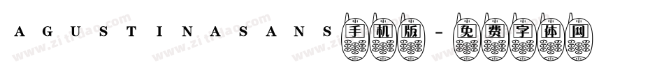 AGUSTINASANS手机版字体转换