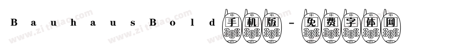 BauhausBold手机版字体转换