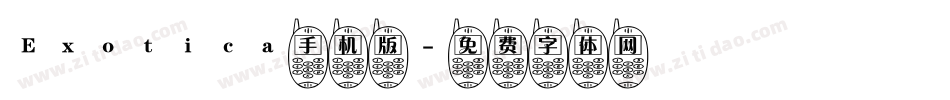 Exotica手机版字体转换
