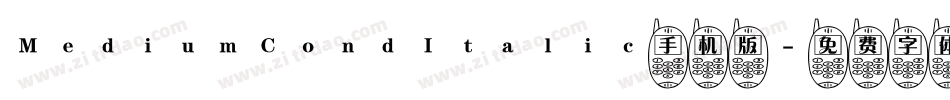 MediumCondItalic手机版字体转换