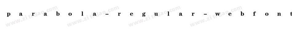 parabola-regular-webfont手机版字体转换