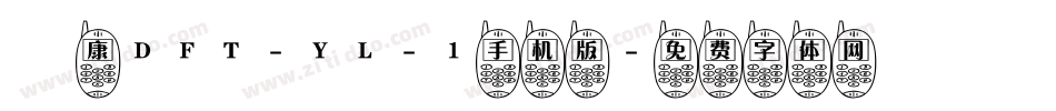 崋康DFT-YL-1手机版字体转换