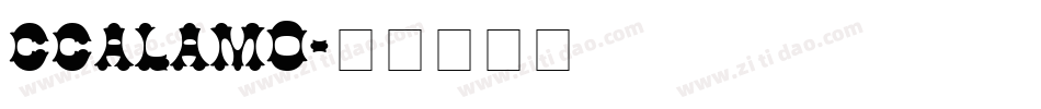 CCAlamo字体转换