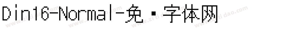 Din16-Normal字体转换