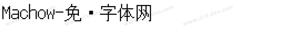 Machow字体转换