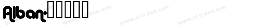 Alban字体转换