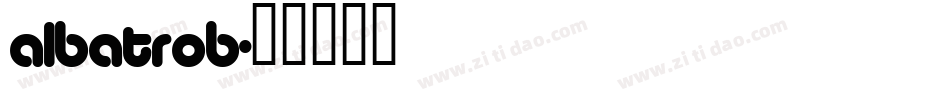 albatrob字体转换