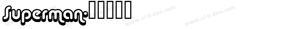 Superman字体转换