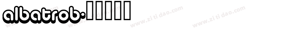 albatrob字体转换