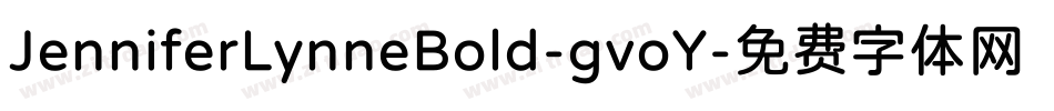 JenniferLynneBold-gvoY字体转换