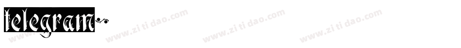 TELEGRAM字体转换