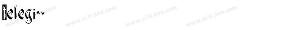 Telegi字体转换