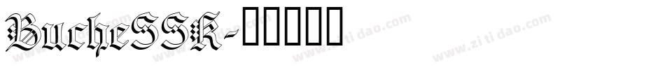 BucheSSK字体转换